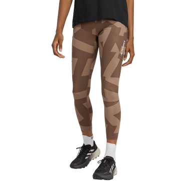 Ponožky adidas Originals Mid-Rise 7/8 Trail Running Tights Hnedá | JM0426, 0