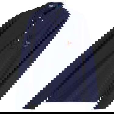 Polo tričko Polo by Ralph Lauren Classic Fit Long Sleeve Polo Shirt, Size Large Navy | 710964548002, 1