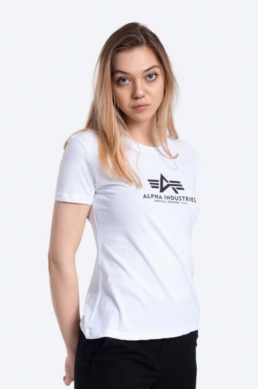 Tričko Alpha Industries Alpha Industries Basic T-Shirt Biela | 196051.09, 5