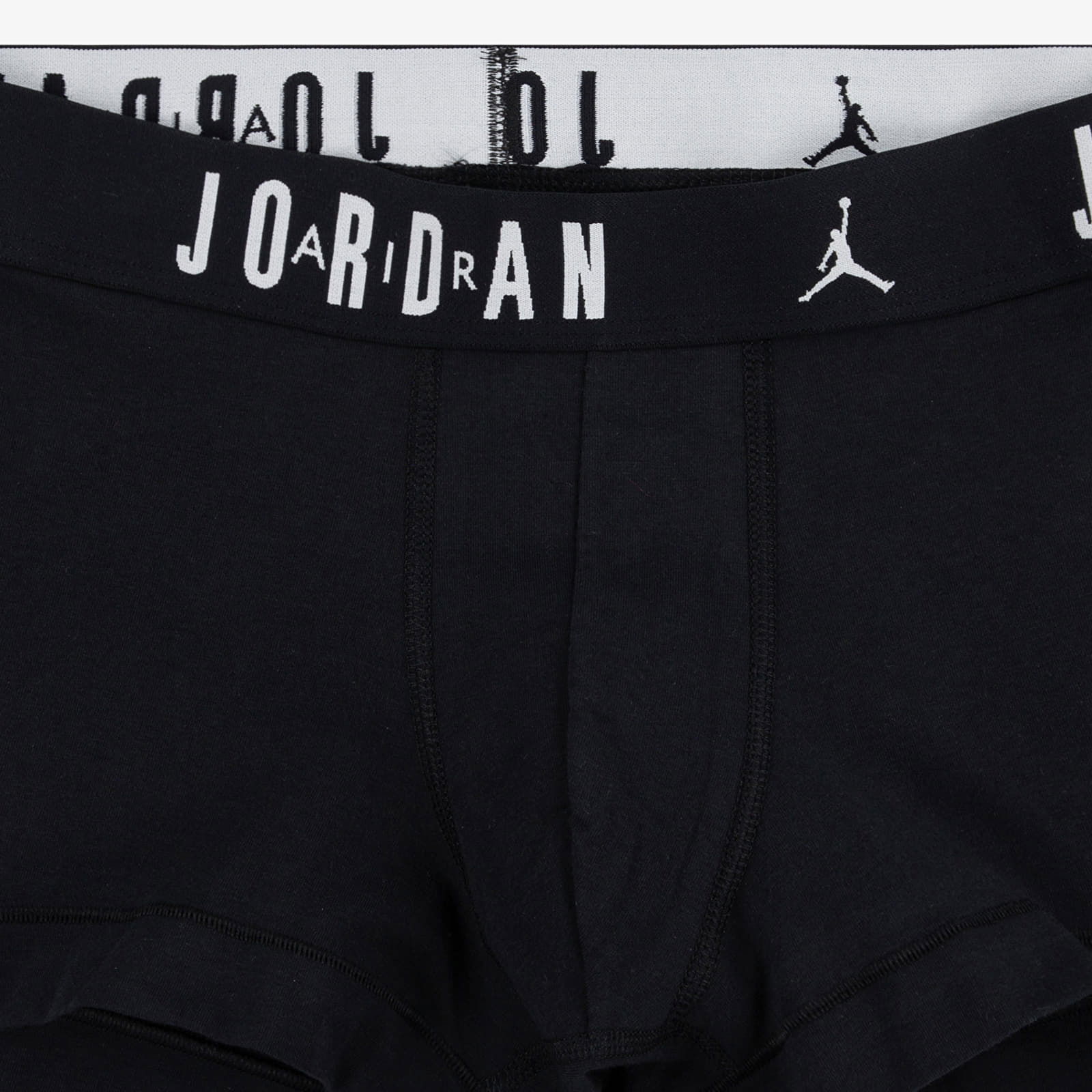 Jordan Mens Flight Cotton 3-Pack Trunk Black M