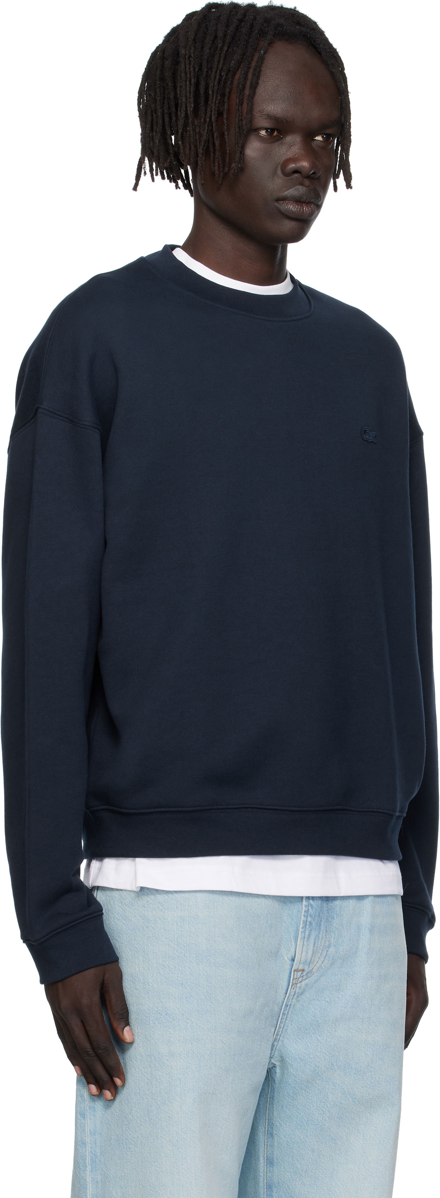 Mikina Lacoste Lacoste Croc Signature Sweatshirt Navy | SH7745_166, 1