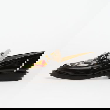 Tenisky a topánky Filling Pieces Embroidered Loafer with Sherpa Trim and Gold Bit Čierna | 112611303287130, 0