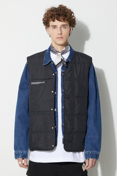 Vesta PANGAIA Pangaia Quilted Vest Čierna | 10000530, 3