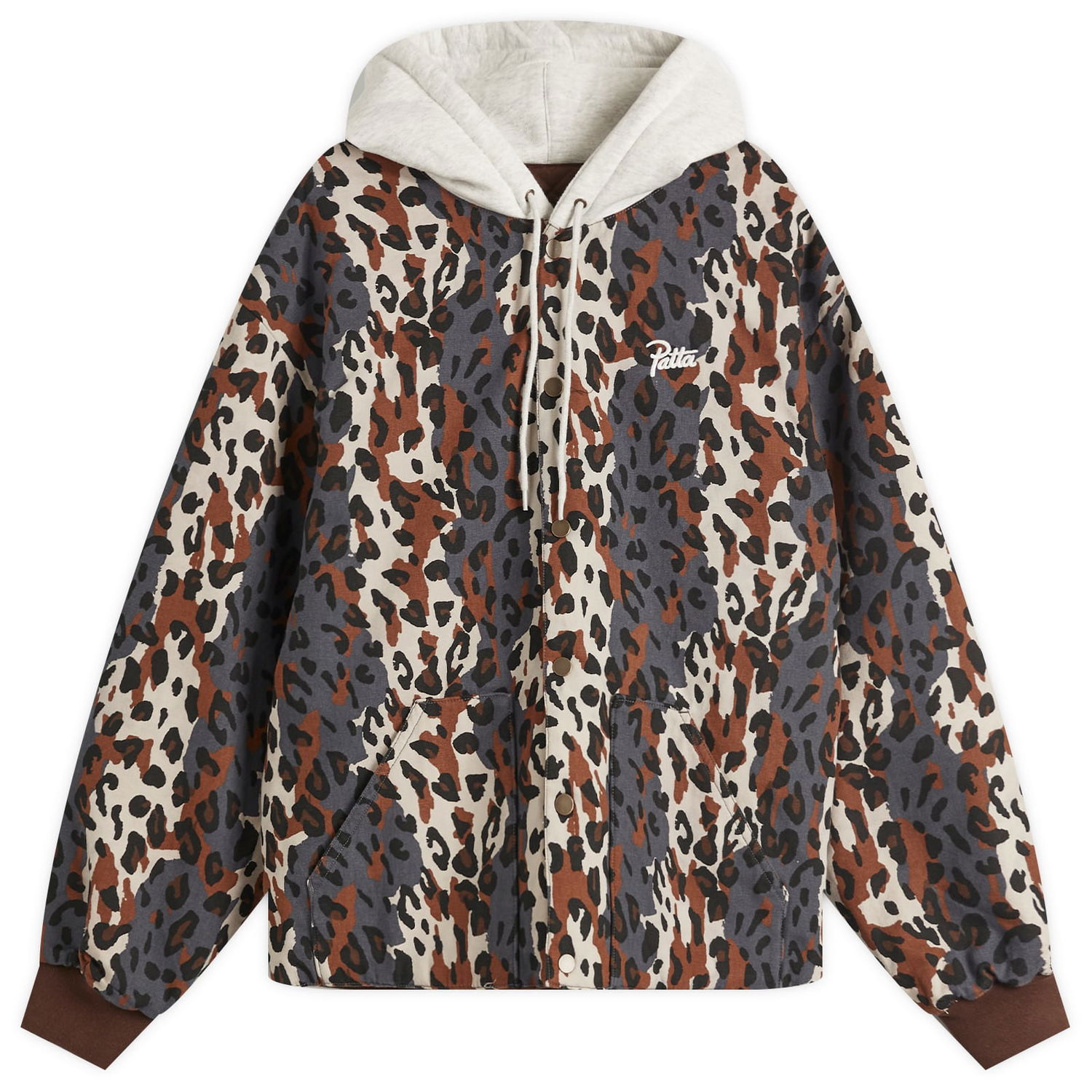 Mikina Patta Patta City Leopard Reversible Bomber Jacket Rôznofarebný | POC-SS25-4000-348-0004-084, 1
