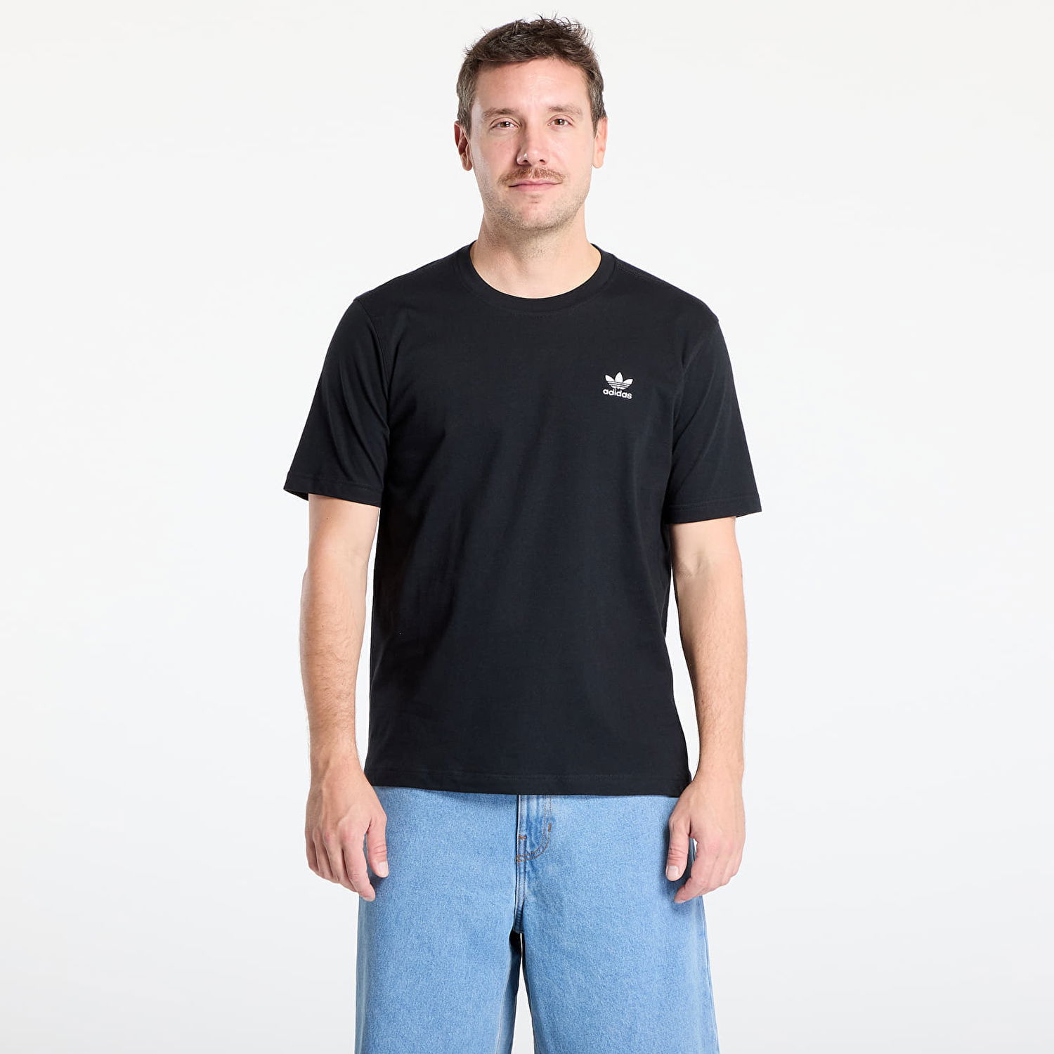 Tričko adidas Performance Trefoil Essentials T-Shirt Čierna | JI8545, 1