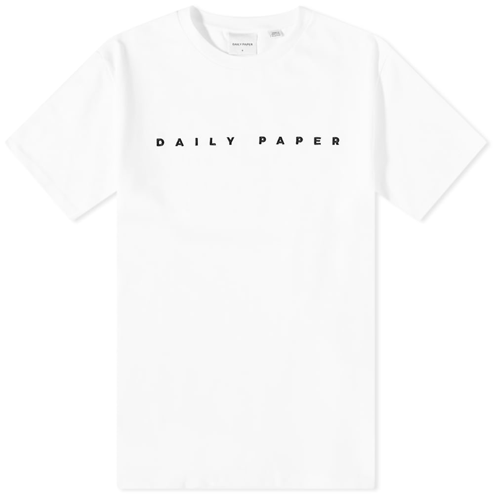 Tričko DAILY PAPER Alias Logo Tee Biela | 2021183, 0