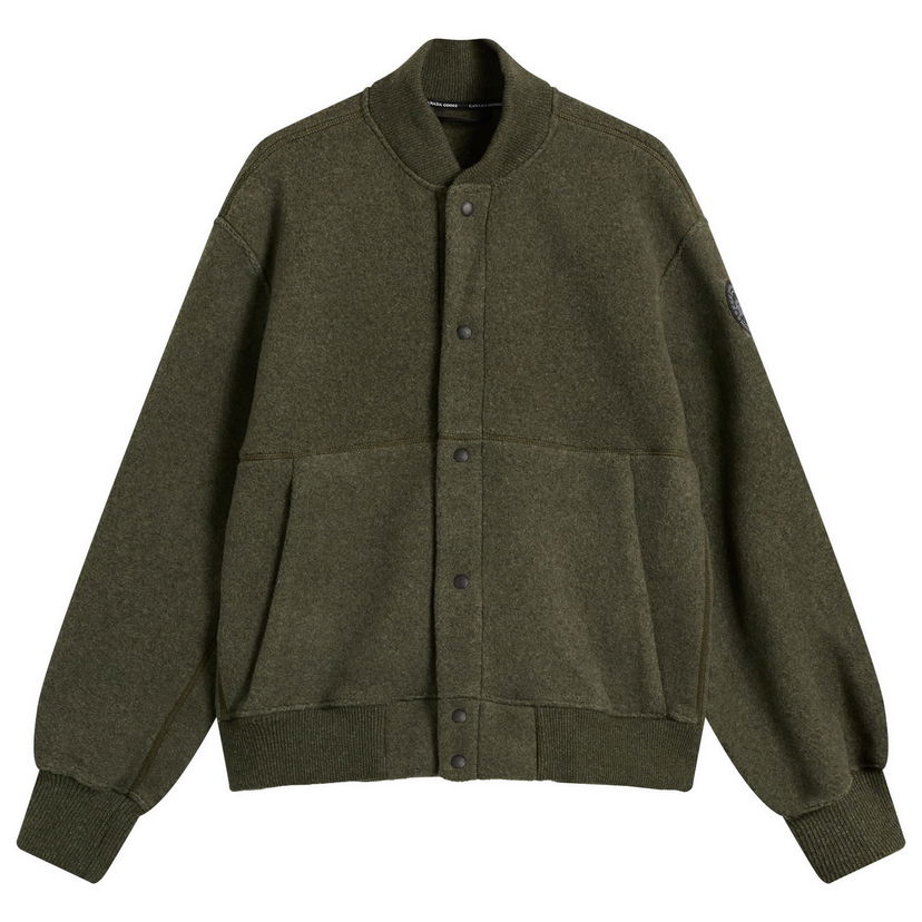 Bomber bunda Canada Goose Men's Hudson Fleece Bomber Jacket, Size Large Zelené | 7221MB-9663