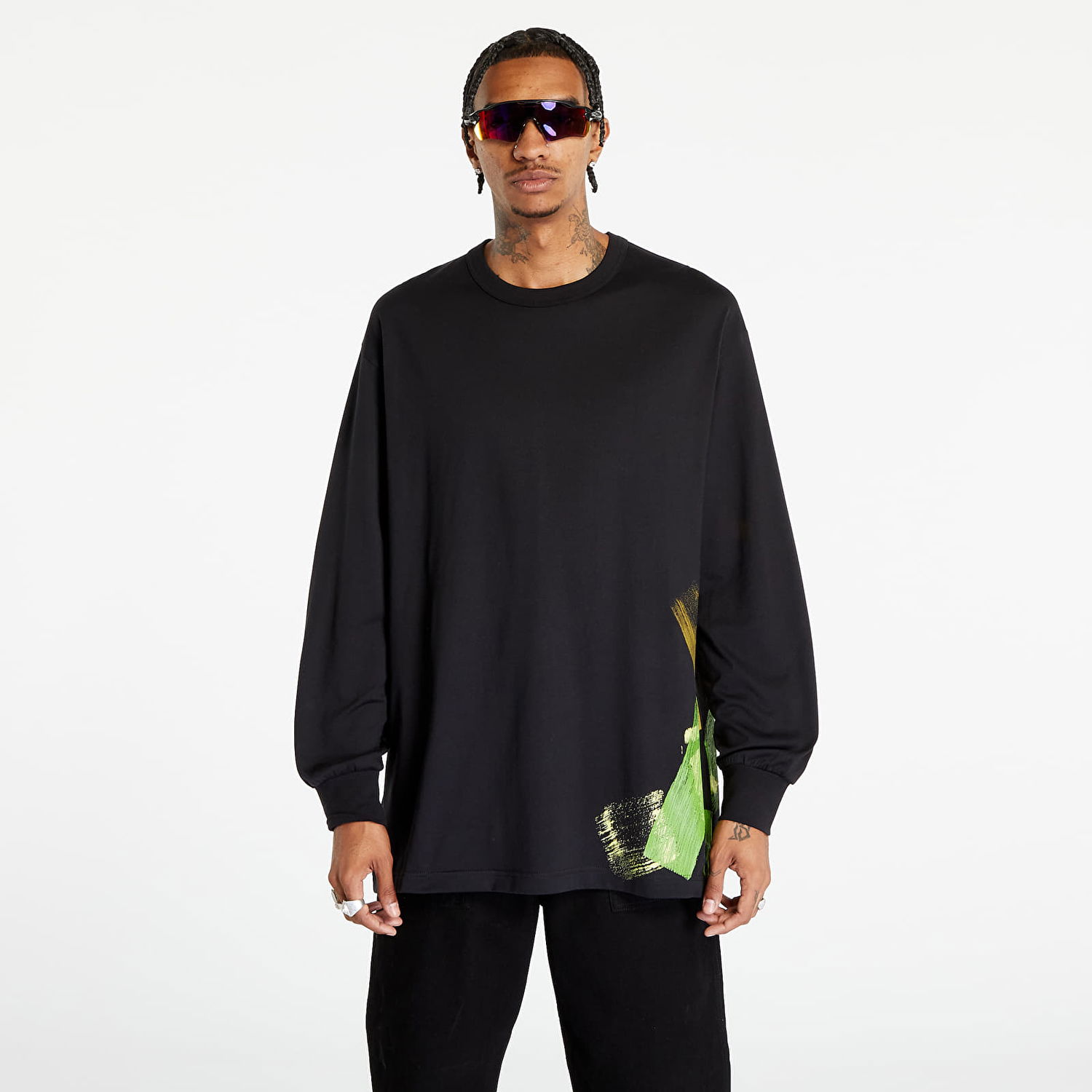 Tričko Y-3 Y-3 Longsleeve Graphic T-Shirt Čierna | IP5578, 0