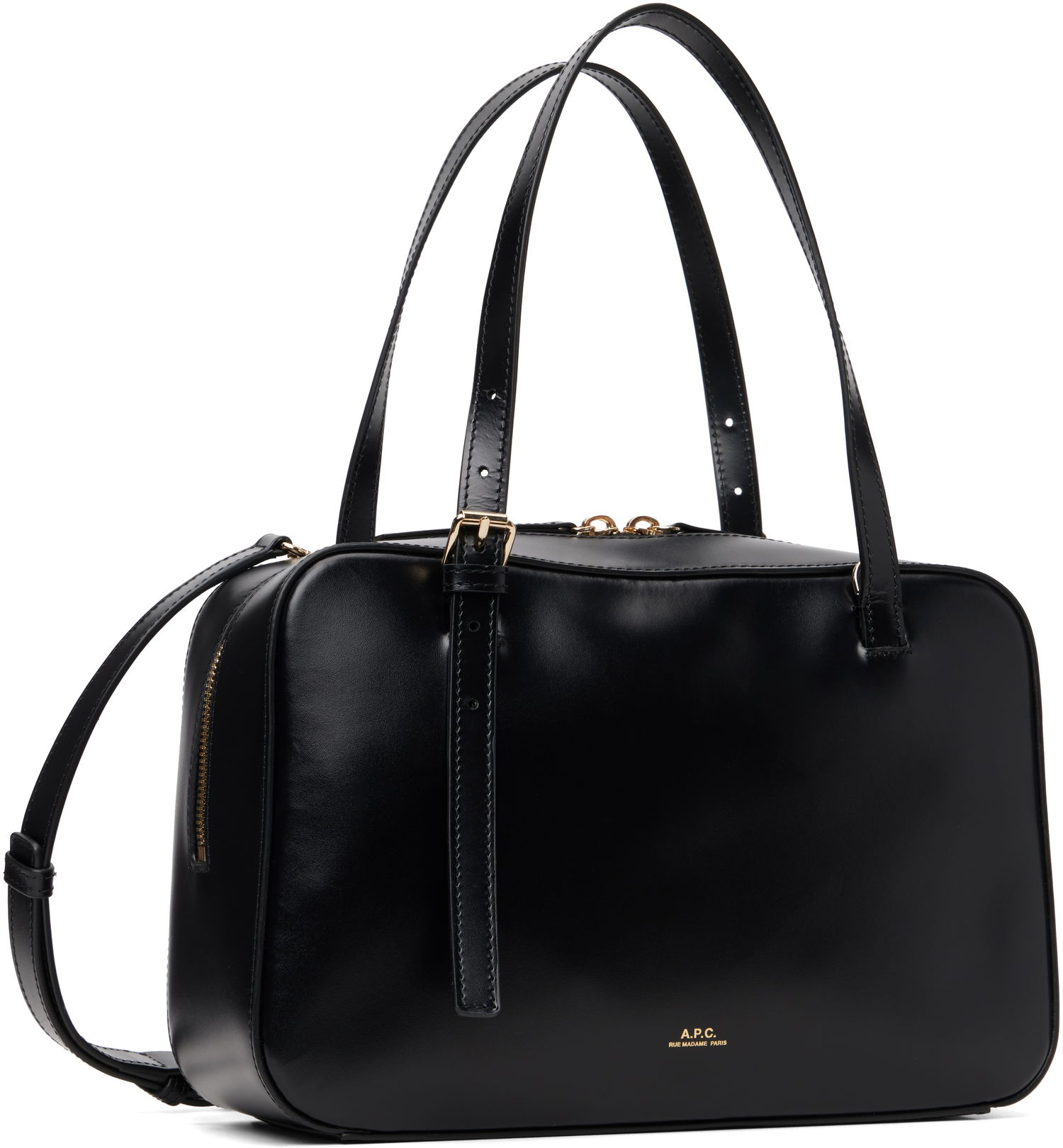 Kabelka A.P.C. Virginie Smooth Leather Box Bag Čierna | PXBMW-F67017, 1