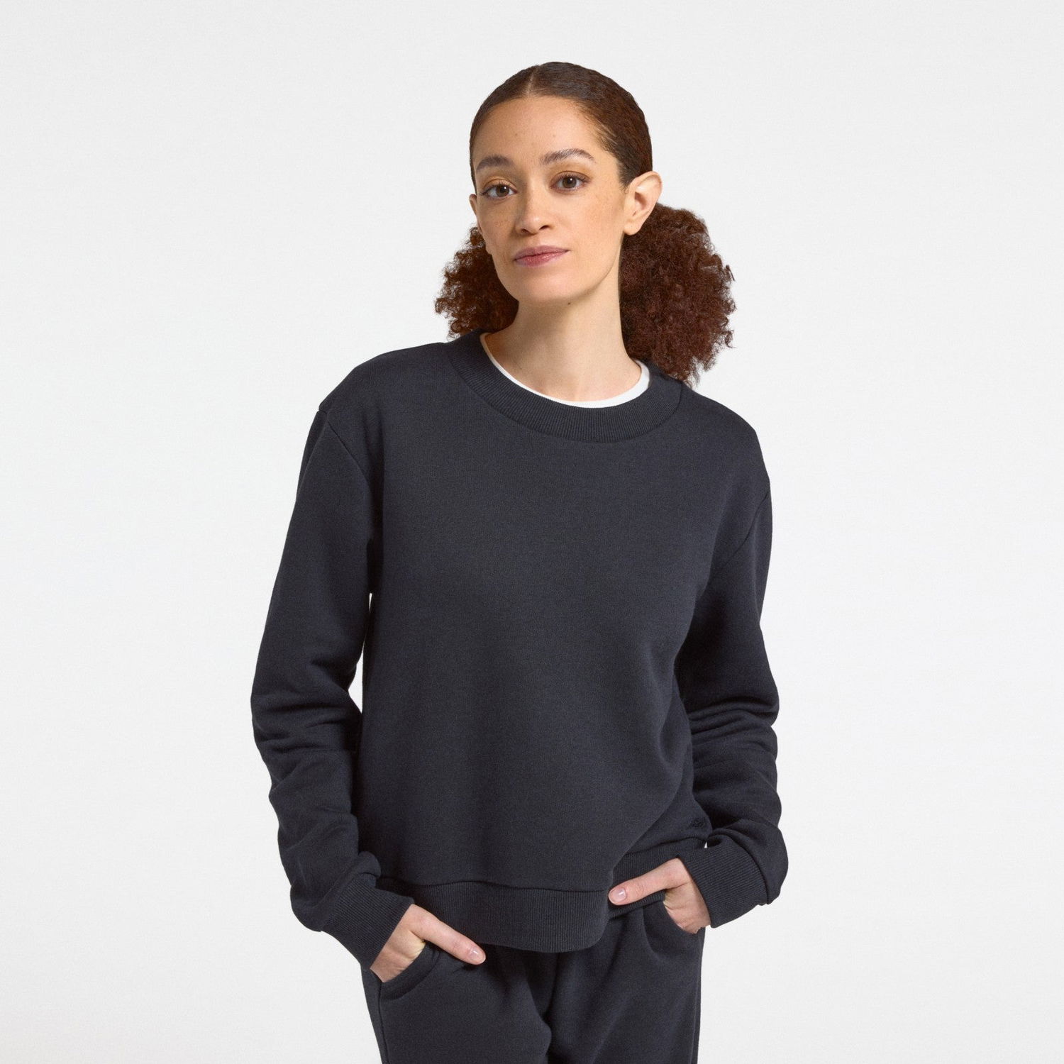Sveter Allbirds Merino Blend Sweatshirt, Size XS Čierna | A11219W, 0