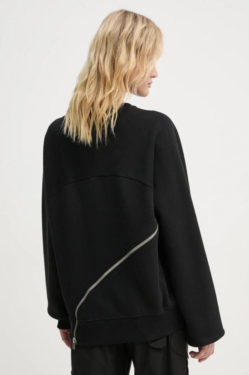 Asymmetric Zip Detail Sweatshirt