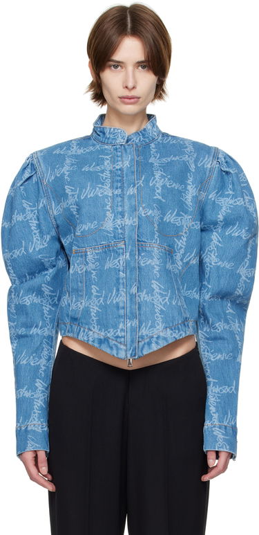 Bunda Vivienne Westwood Vivienne Westwood Filli Denim Jacket Modrá | 1901001F-W014I-, 0