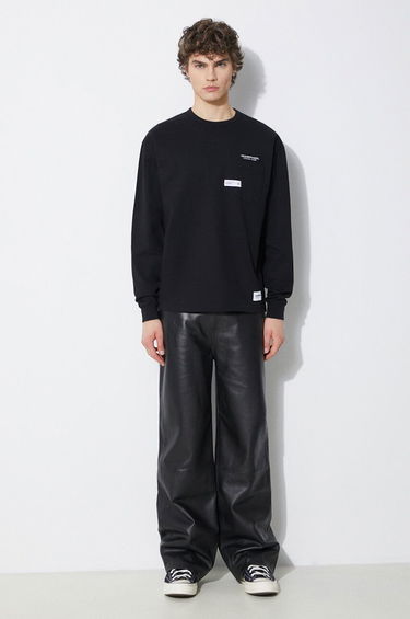 Tričko Neighborhood NEIGHBORHOOD Classic-P Crewneck Long Sleeve T-Shirt Čierna | 241FPNH.CSM05, 1