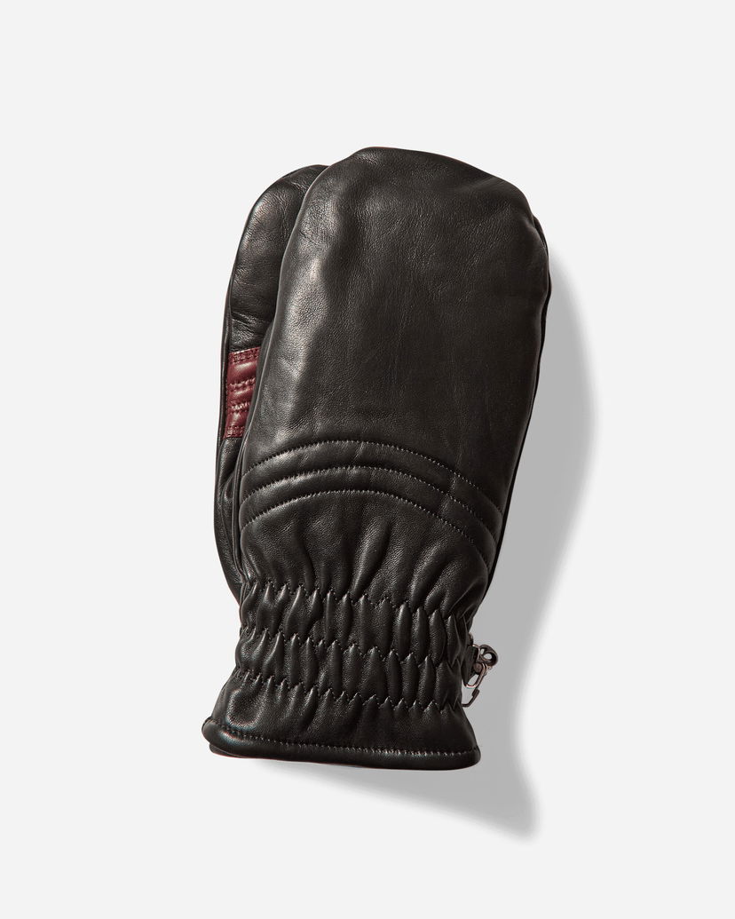 Rukavice OUR LEGACY Spheric Leather Mittens Čierna | A4258SBN 001
