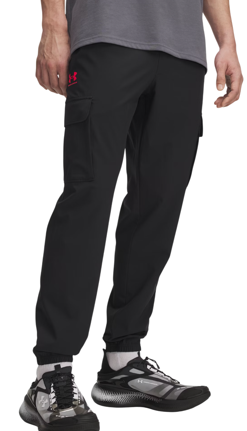 Cargo nohavice Under Armour Under Armour UA Vibe Woven Cargo Pants Čierna | 1386558-002, 0