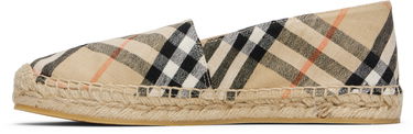 Oblečenie Burberry Burberry Check Mews Espadrilles Béžová | 8109235, 2