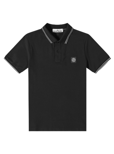 Polo tričko Stone Island Stretch Pique Tipped Polo Čierna | 101522S18-V0029