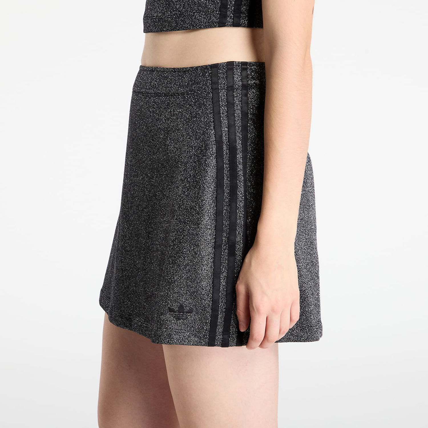 Sukňa adidas Originals Lurex Mini Skirt Šedá | KS7793, 1