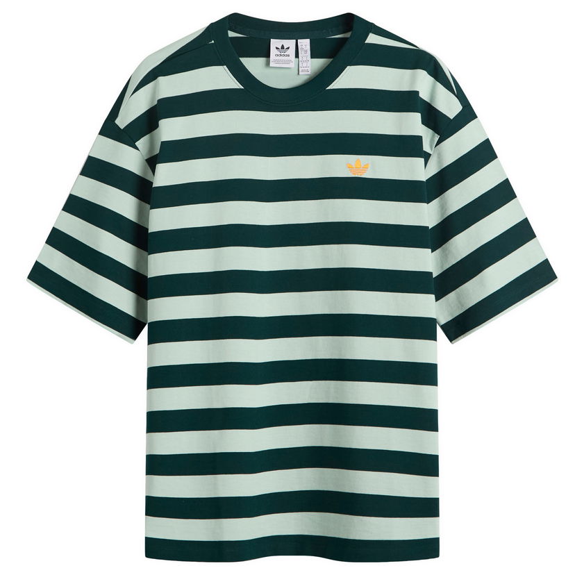 Tričko adidas Originals Women's Striped T-Shirt Zelené | KF2322