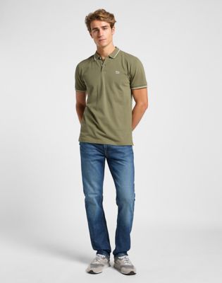 Polo tričko Lee Lee Pique Polo XXL Zelené | 112363855, 1