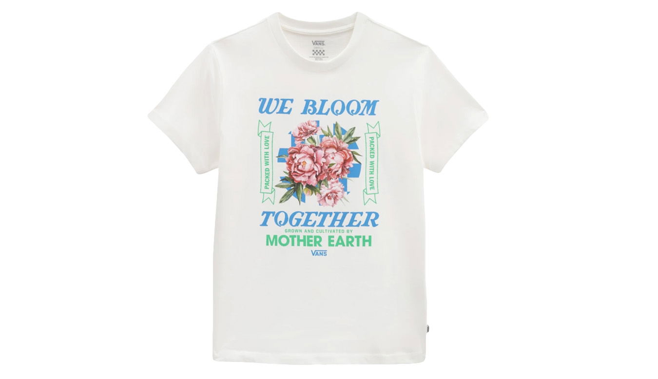 Tričko Vans W Eco Positivity T-Shirt Biela | VN0A5LI2FS8, 0