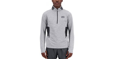 Mikina New Balance Sweatshirt Impact Run AT Šedá | mt31273-sxy, 1
