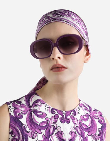 Slnečné okuliare Dolce & Gabbana Dolce & Gabbana Oval Gradient Sunglasses Fialová | VG4476VP48H9V000, 1