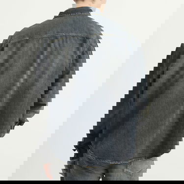 Košeľa Balenciaga Oversized Faded Denim Overshirt with Pockets Modrá | 849923-TTW76-3394, 3