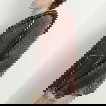 Mikina Acne Studios Kupiter Knitted Hoodie Hnedá | B60386-BPW, 5