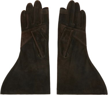 Rukavice Rick Owens Concordians Gleam Suede Long Gloves Hnedá | RR02E1452 LCSI, 1