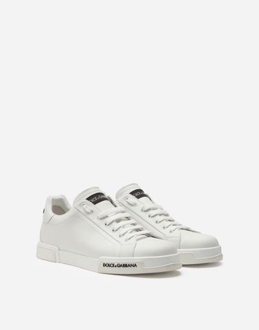 Tenisky a topánky Dolce & Gabbana Portofino In Vitello Nappato Biela | CS2213AA33580001, 1