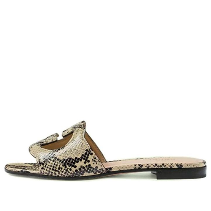 Tenisky a topánky Gucci Gucci Interlocking G Cut-Out Slide Sandals Béžová | 694451-19Y00-9719, 0