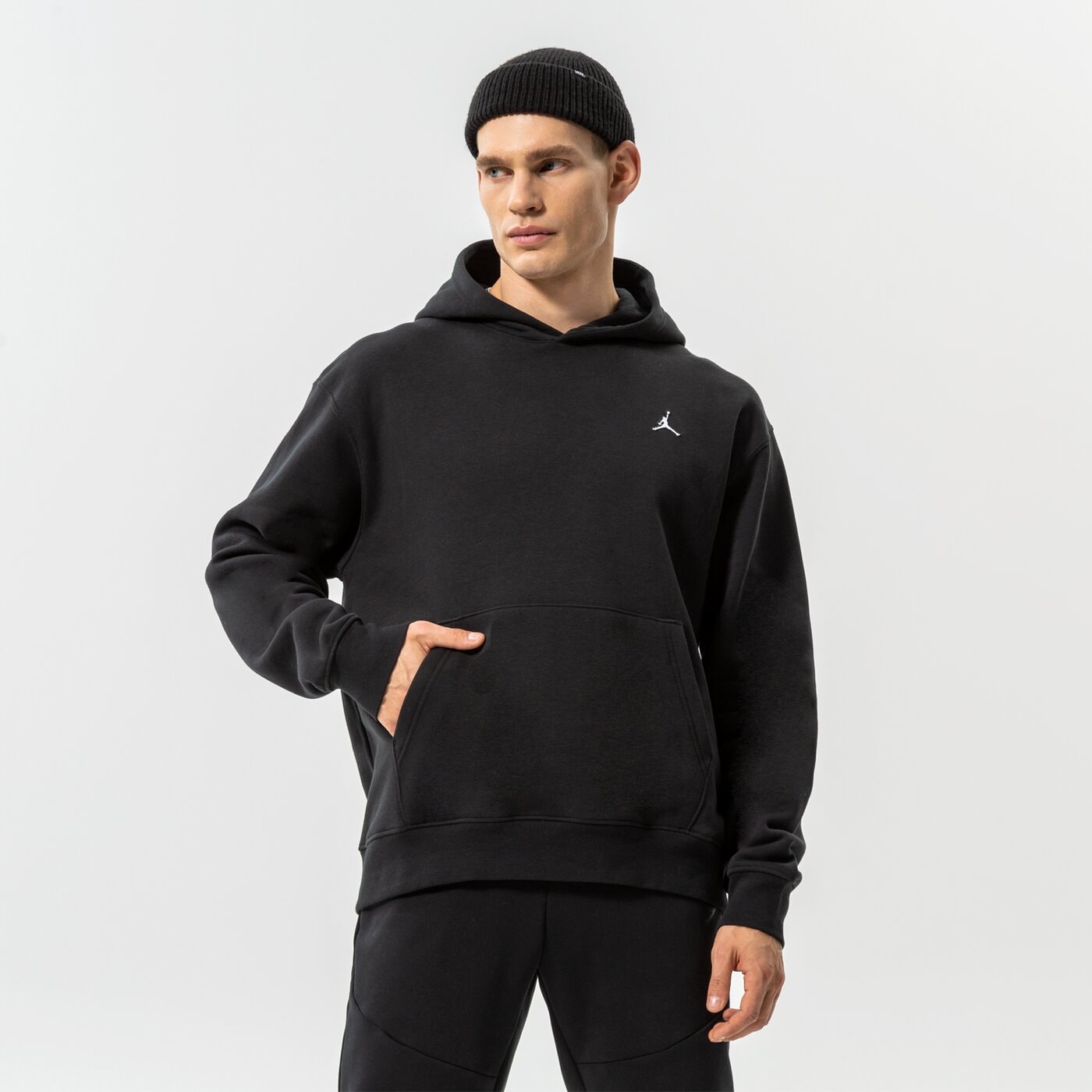 Mikina Jordan Essential Fleece Pullover Hoodie Čierna | DQ7466-010, 0
