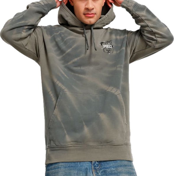 Mikina Puma Downtown RE Place Hoody Grau F80 Šedá | 625431-80