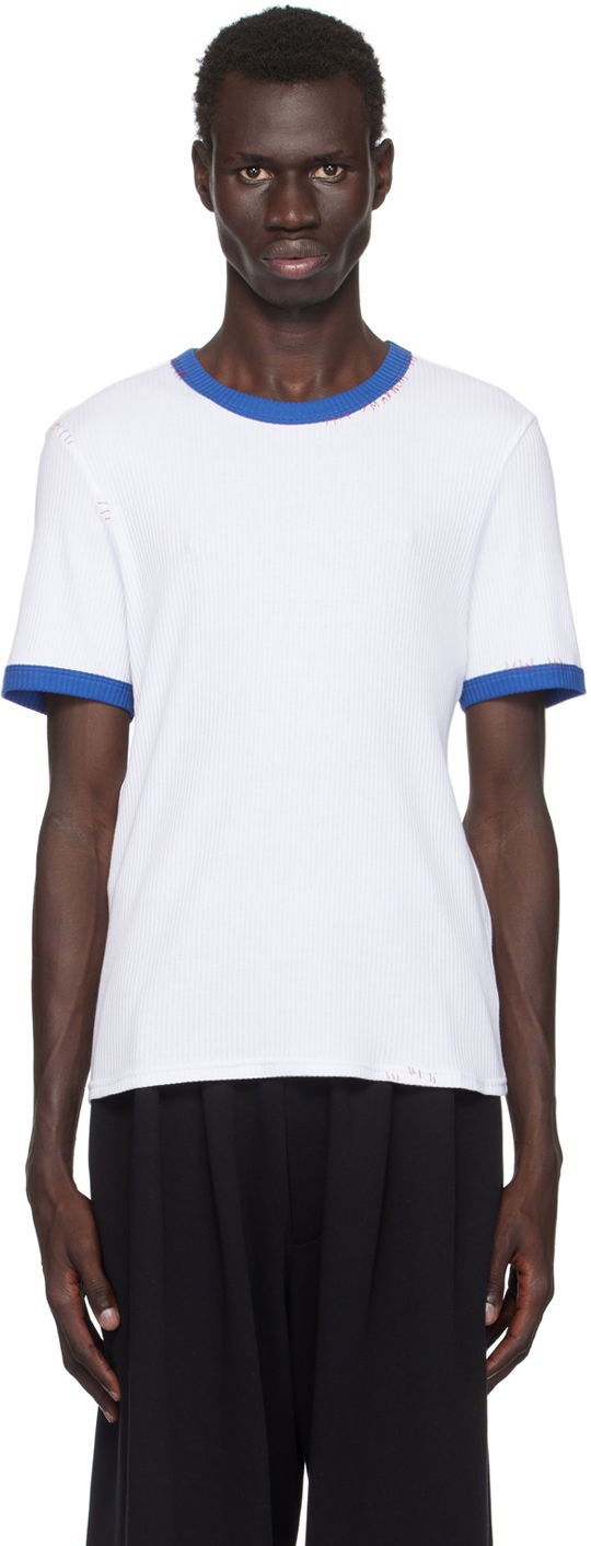 Tričko Marni Marni Ringer T-Shirt Biela | HUMU0300QS UTC404, 0