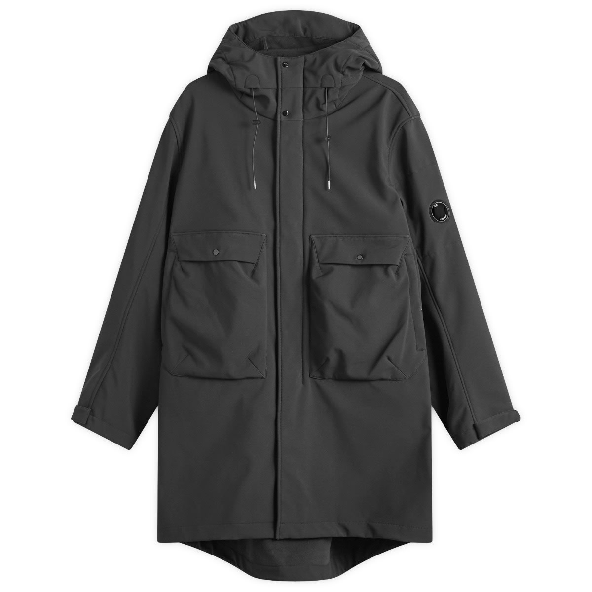 Parka C.P. Company Hooded Shell Parka Jacket Čierna | CMOW008A-006097A-999, 0