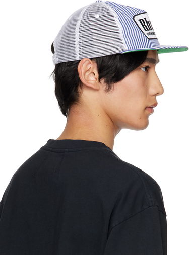 Šiltovka Rhude Rhude Striped 'Tobacco' Trucker Hat Modrá | RHPF25HA01748, 2