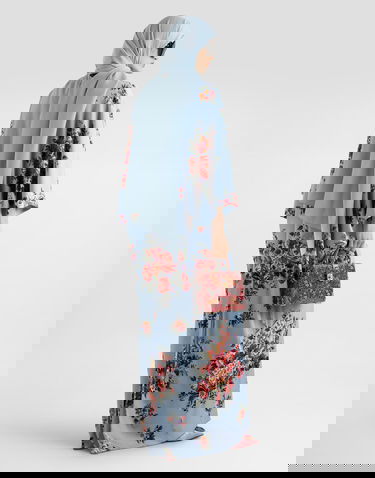 Šaty Dolce & Gabbana Dolce & Gabbana Flower Bouquet-print Long Charmeuse Dress Collection Rôznofarebný | F610QTFSA8PHC5ZO, 2