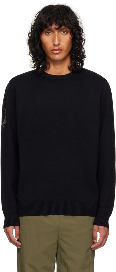 Sveter Fred Perry Sweater Crewneck Čierna | K8529, 0