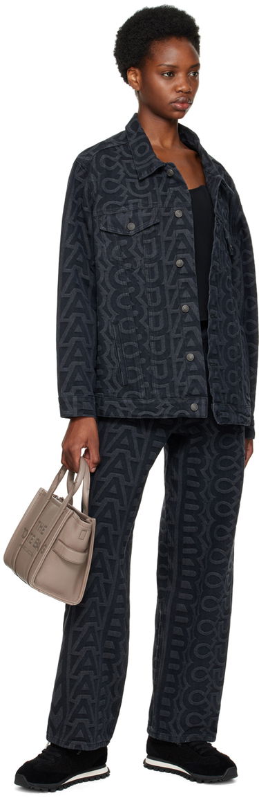 Bunda Marc Jacobs Marc Jacobs 'The Monogram' Denim Jacket Čierna | D209C14RE22, 3