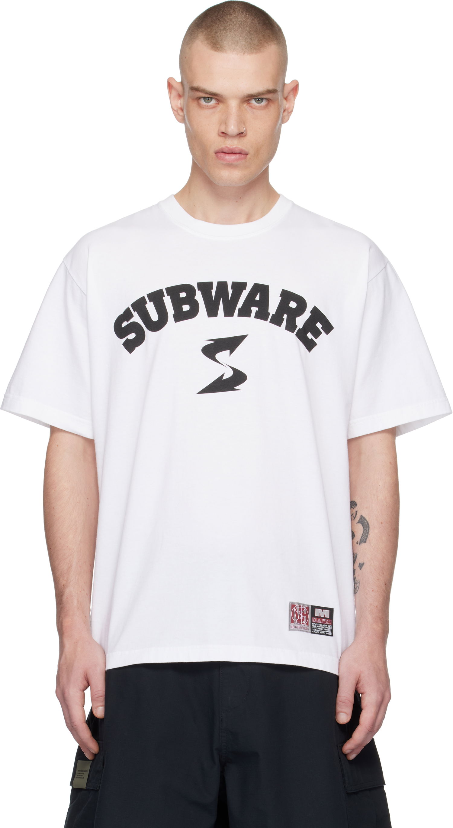 Tričko Neighborhood White Subware Edition T-Shirt Biela | 242PC49N-ST03, 0