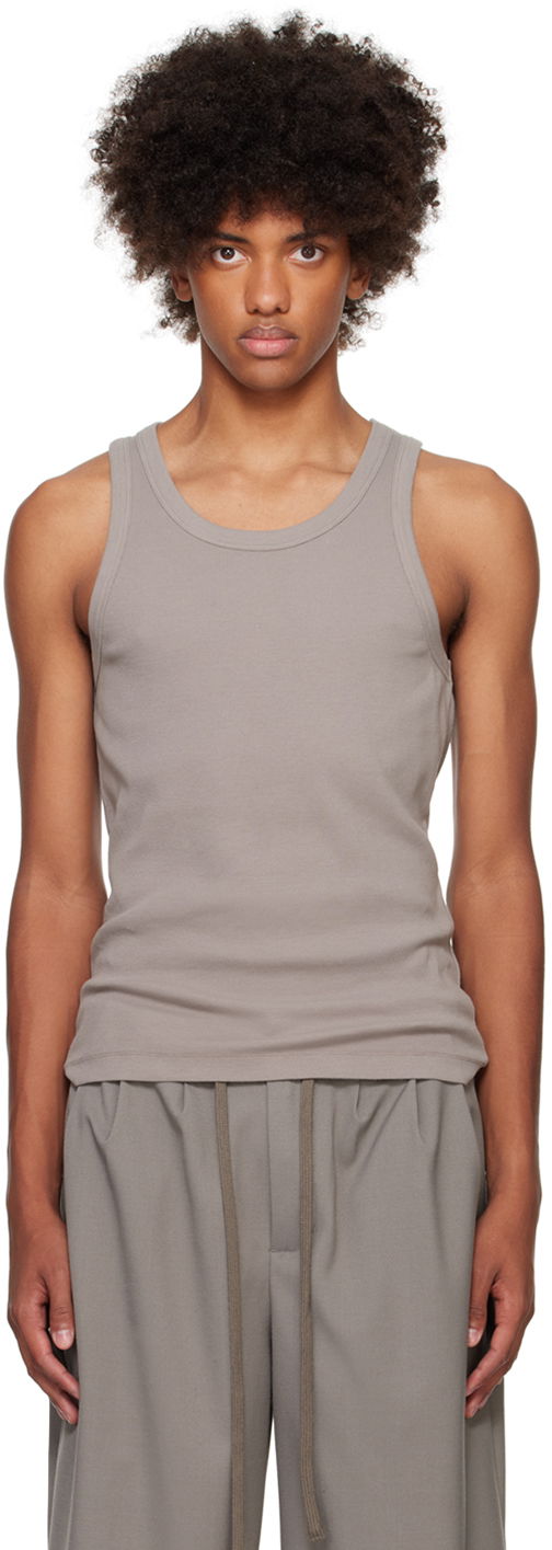 Tielko Entire Studios Rib Tank Top Šedá | ES2155SA, 0