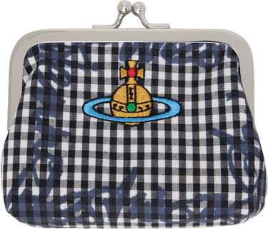 Peňaženka Vivienne Westwood Vivienne Westwood Gingham Frame Coin Pouch Čierna | 56010006W-W011T-, 0