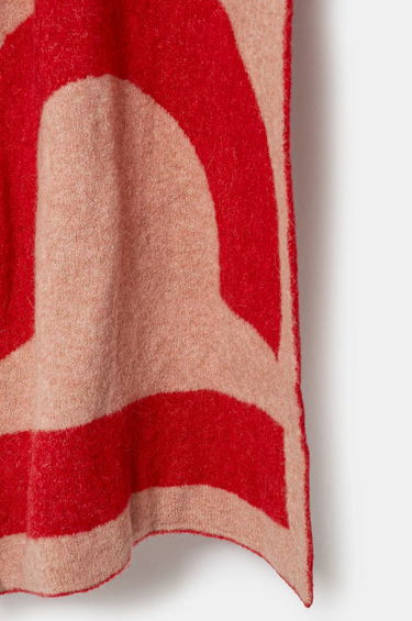 Šál Fiorucci Alpaca Blend Knitted Scarf Červená | U01FPASC213KN10RD01, 1