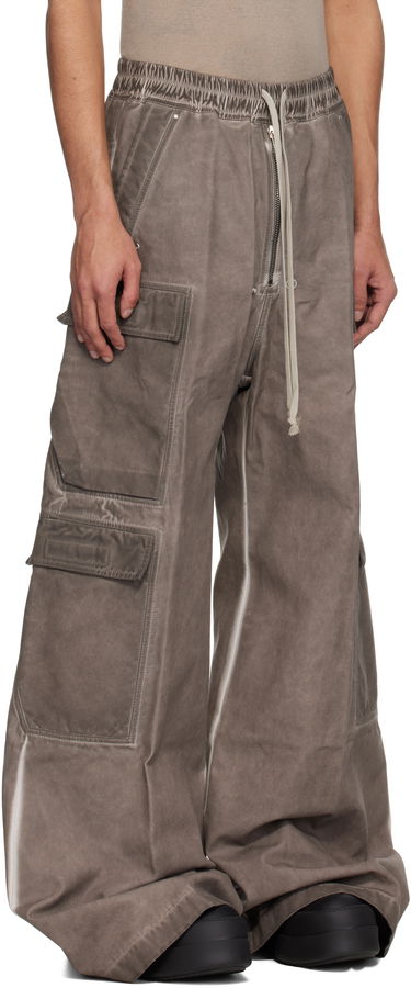 Cargo nohavice Rick Owens Rick Owens DRKSHDW Hollywood Double Cargo Jumbo Belas Pants Čierna | DU01E3398 CVS, 4