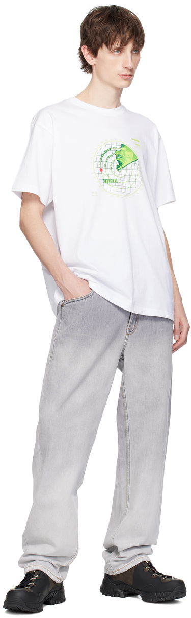 Tričko Dime Dime Radar Graphic T-Shirt Biela | DIMESP2557WHT, 3