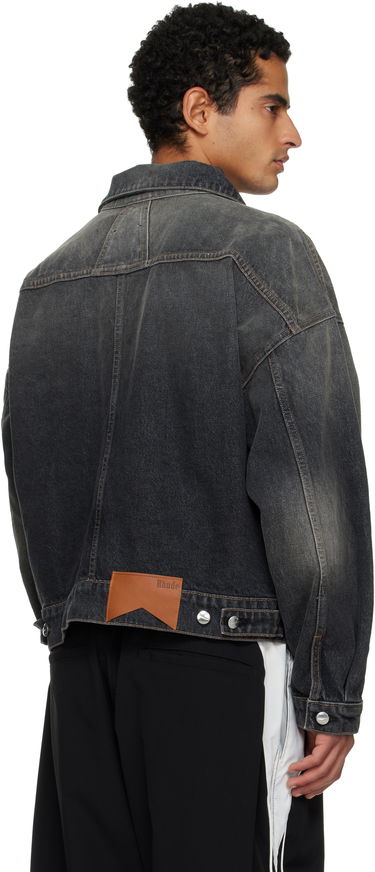 Bunda Rhude Tire Trucker Grand Prix Champions 1st Denim Jacket Čierna | RHFW25JA04012, 2