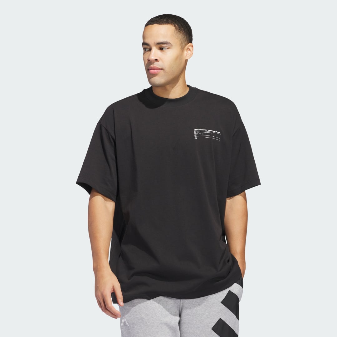 Tričko adidas Performance Anthony Edwards Seasonal Graphic T-Shirt Čierna | JY3972, 0