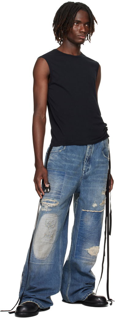 Tielko Ann Demeulemeester Ann Demeulemeester Ysewijn 'Eternal Roses' Tank Top Čierna | B0012882-FA206-099, 3