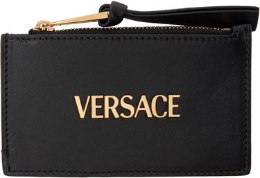 Peňaženka Versace Versace Tag Zip Card Holder Čierna | 1018746_1A13171_1B00V, 0